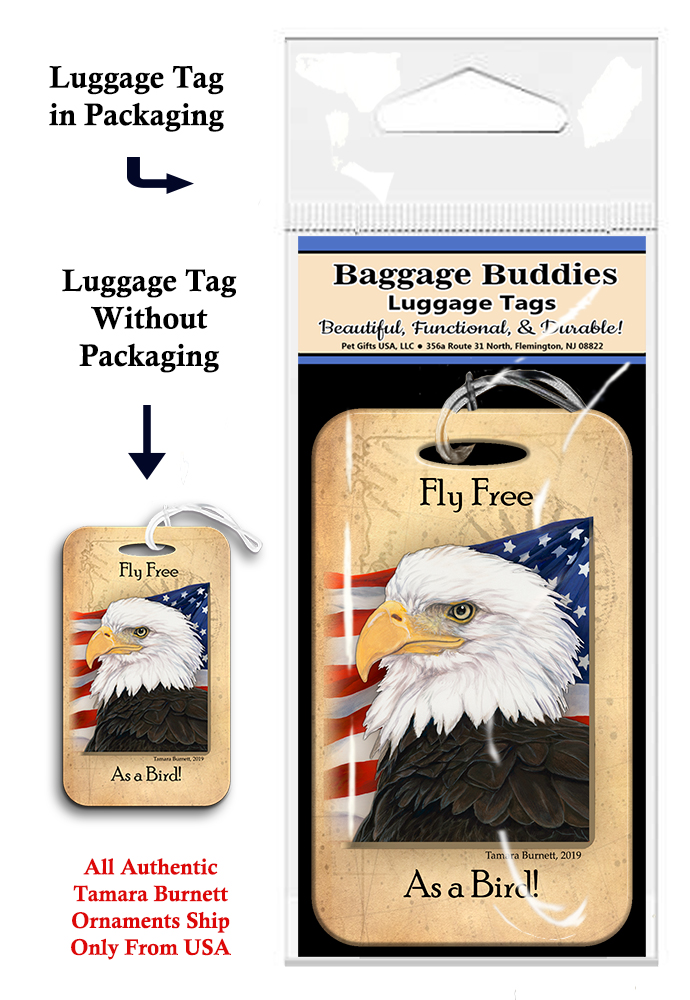 Eagle With Flag - Baggage Buddy Image